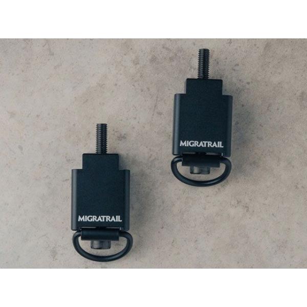 ミグラトレイル サイドラゲッジフック 2pcs キャラバン（ブラック） MIGRATRAIL