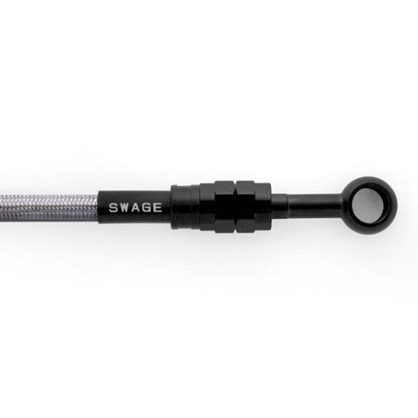 スウェッジラインプロ CB400SF Revo フロントホースキット バイピース（ステンレスブラック...