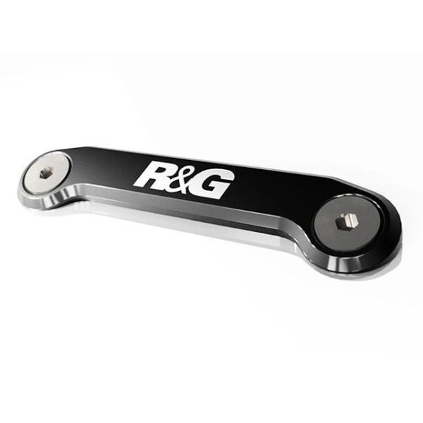 アールアンドジー ZX-10R/RR リアフットプレート（ブラック） R&amp;G