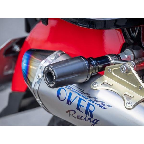 オーバーレーシング 汎用 マフラースライダー M8 P1.25（ブラック） OVER RACING