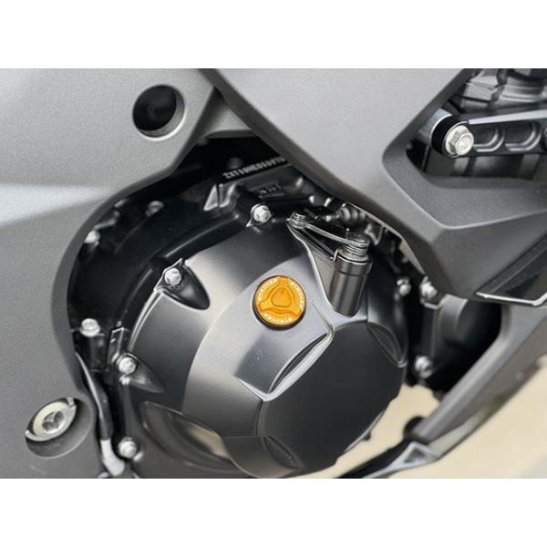 ストライカー アルミビレットオイルフィラーキャップ M20×P2.5（ゴールド） STRIKER