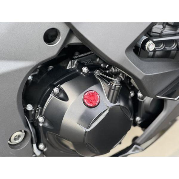 ストライカー アルミビレットオイルフィラーキャップ M20×P2.5（レッド） STRIKER