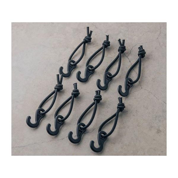 ミグラトレイル バンジーコード 8pcs ミニ（ブラック） MIGRATRAIL