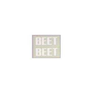 正規品／ビートジャパン BEET ステッカー SMALL カラー：白 BEET 日用品