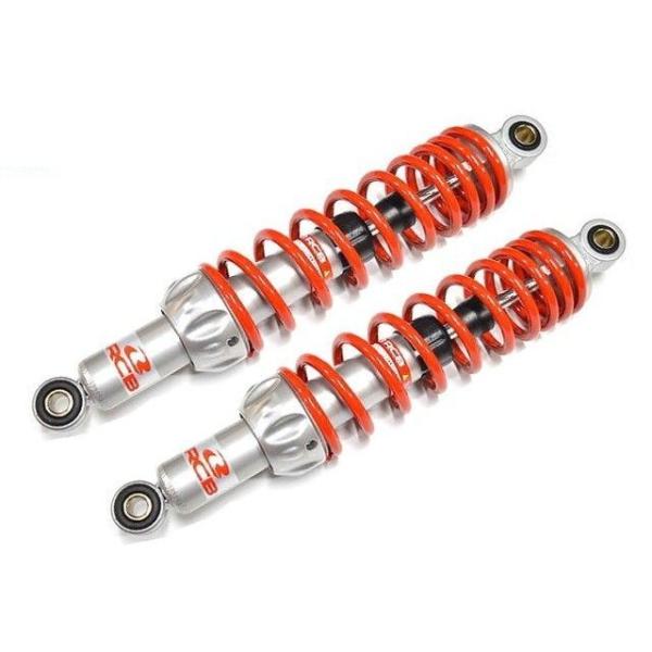KN企画 RCB リアショック 335mm A2シリーズ（レッド/シルバー） kn926