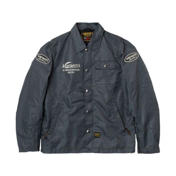 バンソン 2026春夏モデル SVS2605S コーチジャケット（グレー） サイズ 2XL VANS...