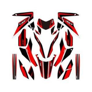 【メーカー直送】エムディーエフ CRF250M CRF250M（13-16） グラフィックキット アタッカーモデル レッドタイプ タイプ：コンプリー…