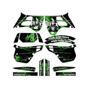 【メーカー直送】エムディーエフ KDX125SR KDX125SR 全年式 グラフィックキット ブラ...