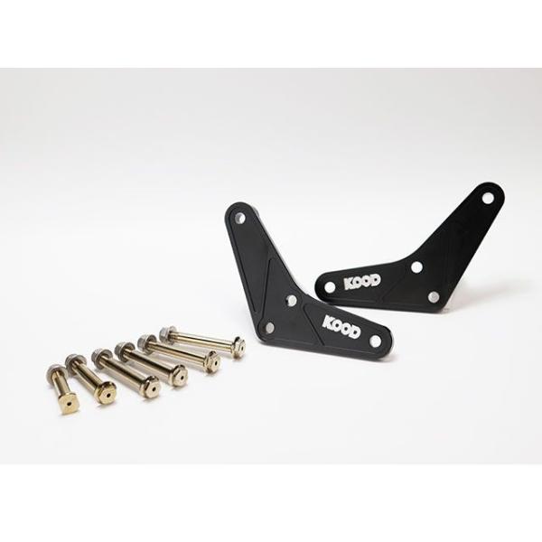 クード Ninja ZX-25R リンクプレート＆ボルト・ナットセット（ブラック） KOOD
