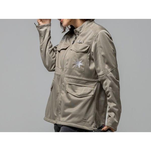 ロッソスタイルラボ 2026春夏モデル ミリタリーメッシュジャケット（ライトカーキ） サイズ L R...