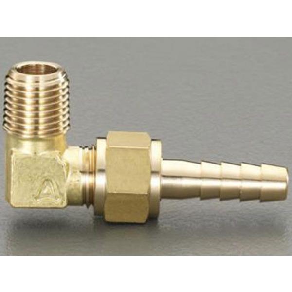 エスコ R3/8”×φ10.5mm 雄ねじステム（L型） ESCO