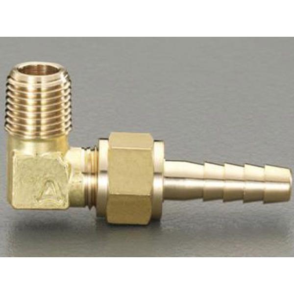 エスコ R1/2”×φ14.0mm 雄ねじステム（L型） ESCO