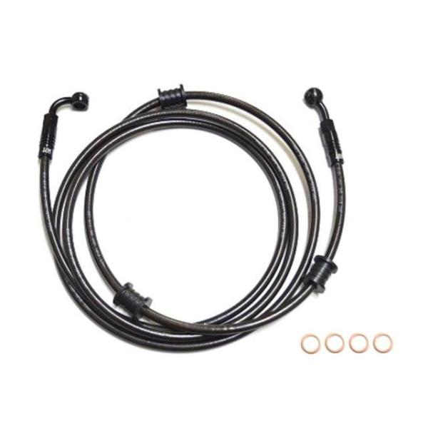 KN企画 ステンメッシュブレーキホースKIT/2330mm/シグナスグリファス6型/BWS3型/マジ...