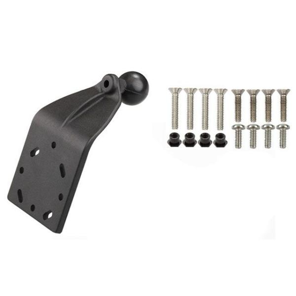 ラムマウント AMPSホールパターンカーブベース（ネジ付）1インチボール RAM MOUNTS