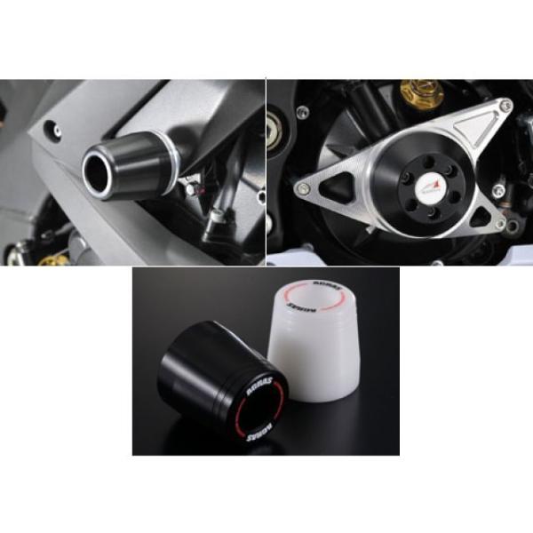アグラス ZX-10R レーシングスライダー 3点SET クラッチ カラー ジュラコン/ホワイト タ...
