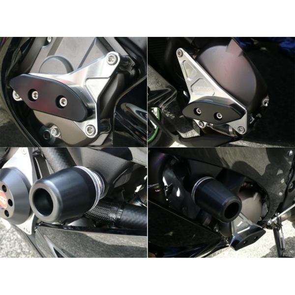 アグラス ZX-10R レーシングスライダー 4点SET A カラー ジュラコン/ホワイト タイプ ...