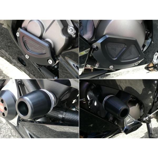 アグラス ZX-10R レーシングスライダー 4点SET B カラー ジュラコン/ブラック タイプ ...