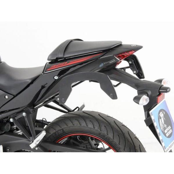 ヘプコ＆ベッカー YZF-R25 YZF-R3 サイドソフトケースホルダー（キャリア）「C-Bow」...