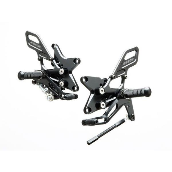 ストライカー ZX-10R ABS スペシャルステップキット（ブラック） STRIKER