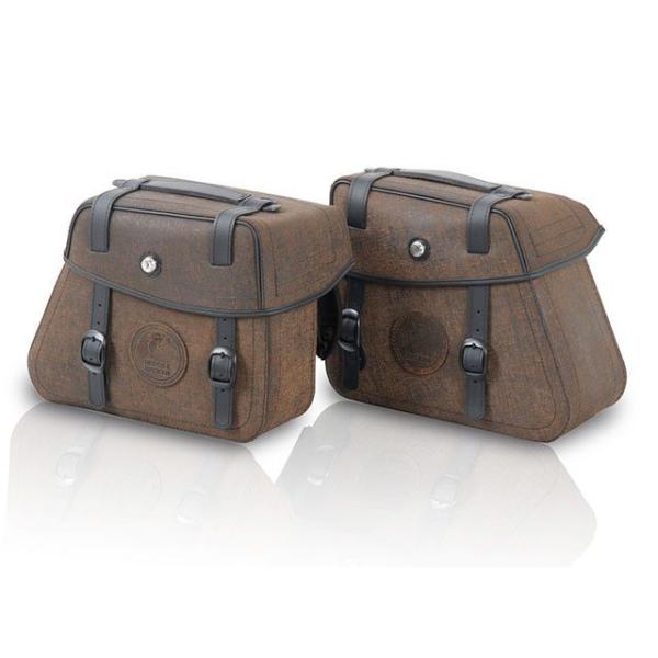ヘプコ＆ベッカー 牛本革サイドバック「RUGGED/ラッグド Slim」 カラー ブラウン HEPC...