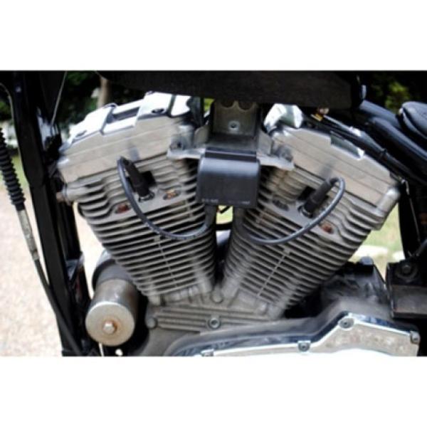 部品屋K&amp;W スポーツスター スポーツスター用コイル移設 仕様 プラグコード赤のみ K&amp;W