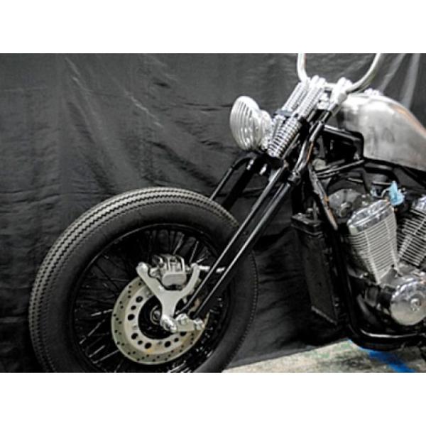 部品屋K&amp;W スティード STEED用スプリンガーフォークKIT カラー メッキ K&amp;W