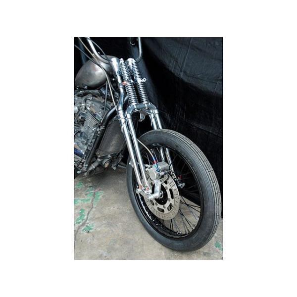 部品屋K&amp;W バルカン バルカン用74スプリンガーフォークKIT カラー クローム K&amp;W