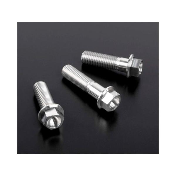 ジータ 汎用 チタン フランジボルト スタンダード M10 P=1.25（ワイヤリング穴無し） サイ...