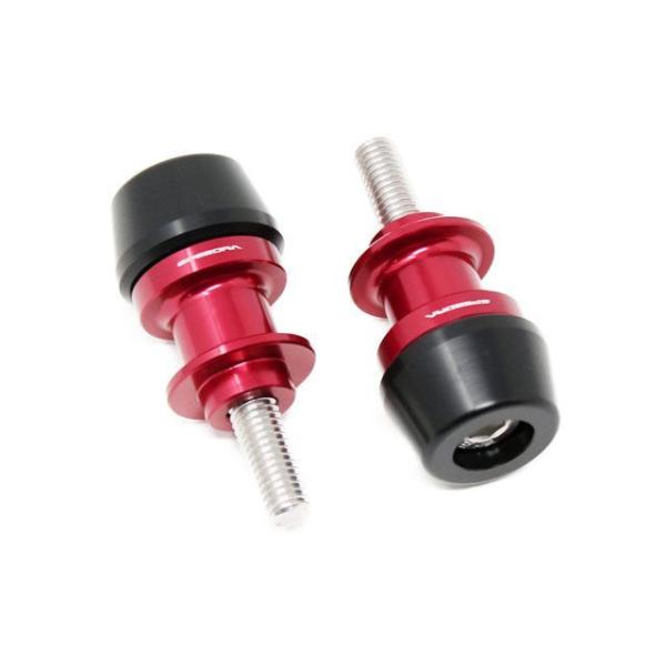 SPEEDRA スタンドフックスライダー M8 カラー レッド SPEEDRA