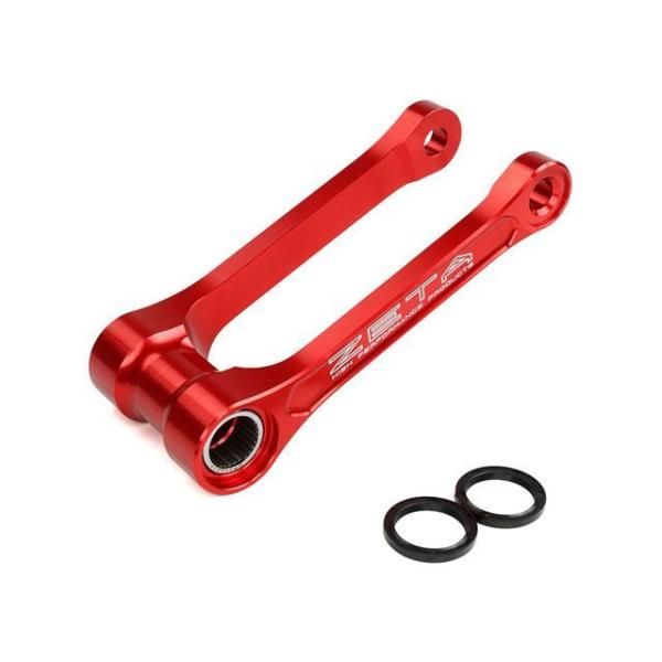 正規品／ジータ CRF250R CRF450R ロワーリングリンク（レッド） ZETA バイク