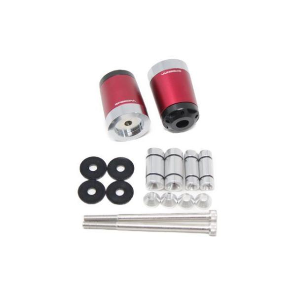 SPEEDRA ヘビーウェイトハンドルバーエンドスライダー ロングタイプ カラー マットレッド SP...