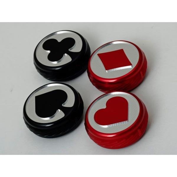 ミスミエンジニアリング ハーレー エンリッチナー/チョークノブカバー スペード カラー ゴールド M...