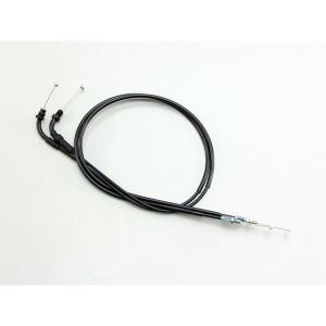 ハリケーン レブル250 ロング スロットルケーブル W 150mmロング（ブラック）