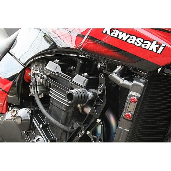 正規品／ストライカー GPZ750R ニンジャ900 ガードスライダー（オールブラック） STRIK...