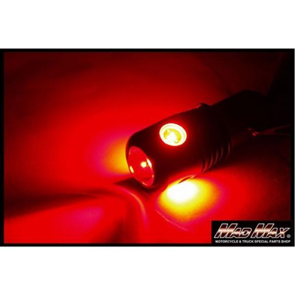 マッドマックス 汎用 S25（BAY15d）ハイパワー LEDバルブ 12-24V兼用 ダブル球 レ...