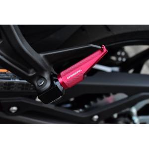 SPEEDRA アルミ削り出しタンデムステップ レーシングタイプ（取付部：シルバー/ステップバー：ゴールド）