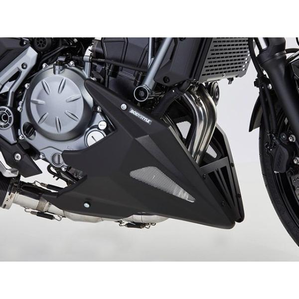 ボディースタイル Z650 ベリーパン KAWASAKI Z650 2017-2018 マットブラッ...