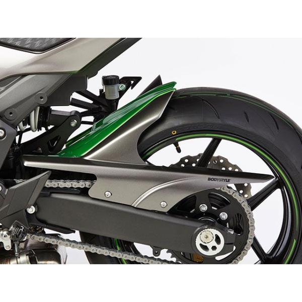 ボディースタイル Z1000 SX リアハガー KAWASAKI Z1000 SX 2018 ブラッ...