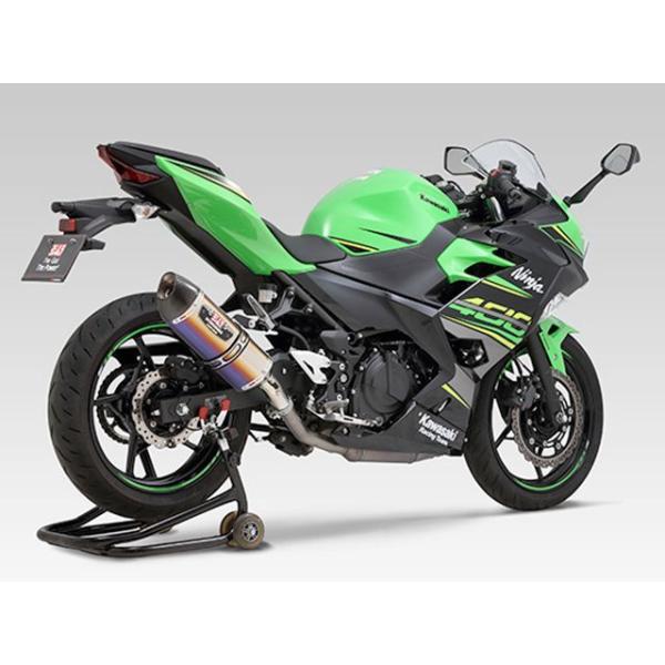 ヨシムラ Ninja250/ABS Ninja400 Slip-On R-77S サイクロン カーボ...