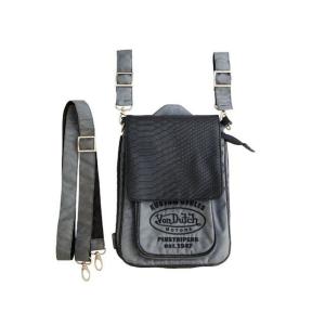 正規品／ボンダッチ VOM-BA05 LEG BAG カラー：グレー VonDutch バイク