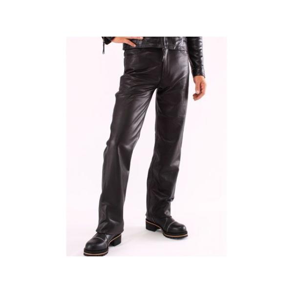 デグナー DP-10AN レザーパンツ ストレート（ブラック） サイズ 34インチ DEGNER