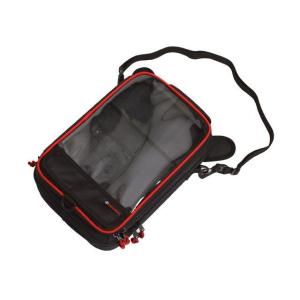 デグナー NB-29MAG マグネット式タンクバッグ カラー ブラック/レッドパイピング DEGNER