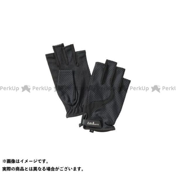 プロモンテ GB058U UVケアトレッキンググローブ フィンガーレス（ブラック） サイズ S PU...