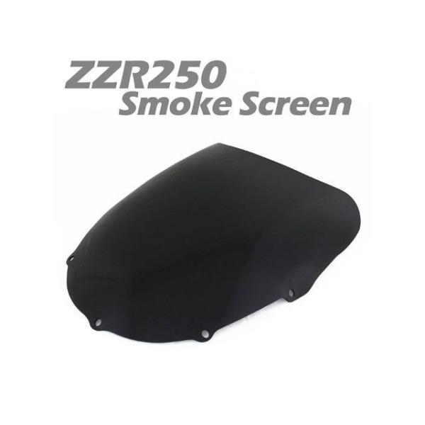 正規品／ライズコーポレーション ZZR250 カワサキ ZZ-R250 EX250H スモークスクリ...