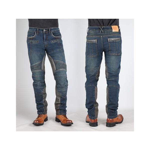 デグナー DP-27V カップ付きデニムパンツ メンズ（ヴィンテージネイビー） サイズ 2XL DE...