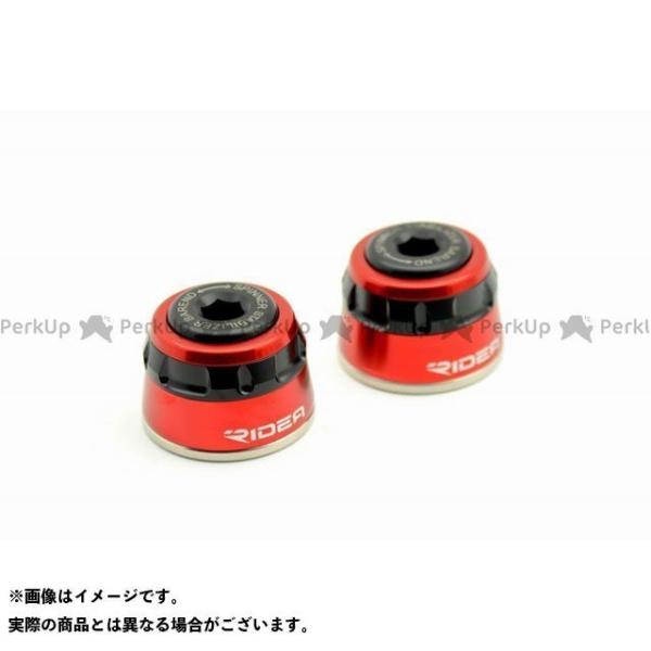 リデア 汎用 ハンドルバーエンド ショートタイプ カラー レッド RIDEA