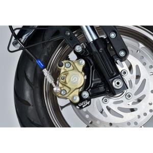 正規品／オーバーレーシング モンキー125 Fキャリパーサポート ブレンボ2P（カニ）用（ブラック） OVER RACING バイク