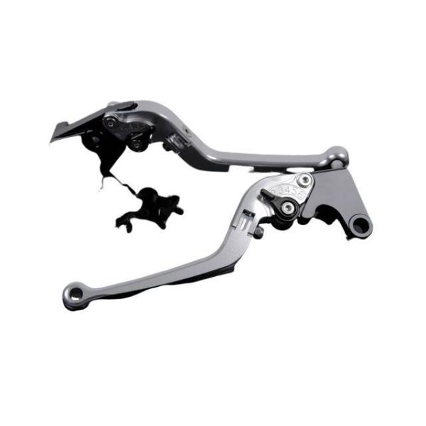 SPEEDRA アルミビレットアジャストレバーセット スタンダード可倒式（レバー本体：シルバー） ア...