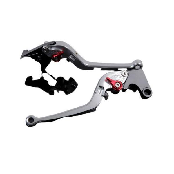 SPEEDRA アルミビレットアジャストレバーセット スタンダード可倒式（レバー本体：シルバー） ア...