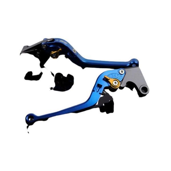 SPEEDRA アルミビレットアジャストレバーセット スタンダード可倒式（レバー本体：ブルー） アジ...